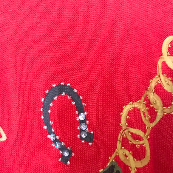 Read description-Just B Women sequins horse Blazer size S - Picture 8 of 8